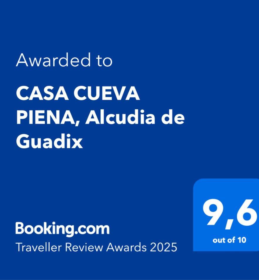 Casa Cueva Piena, Alcudia De Guadix Villa Bagian luar foto